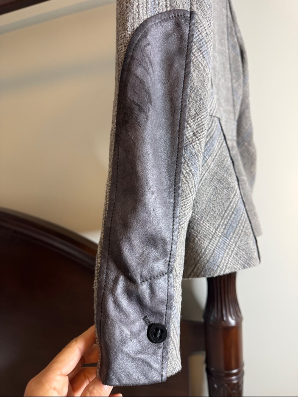 Luisa Cerano Women's Plaid Tailored Blazer Jacket - Picture 4 of 6